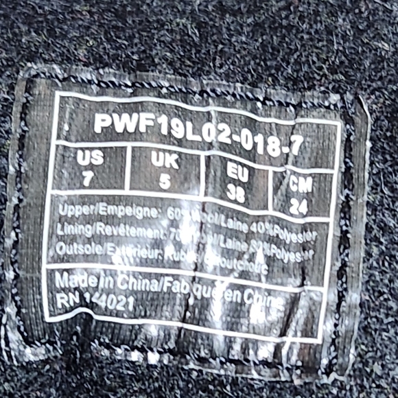 Pendleton Women's Islegate Lace-Up Wedge Waterproof Sz 7 Black Gray Lace-Up Boot - Picture 7 of 7